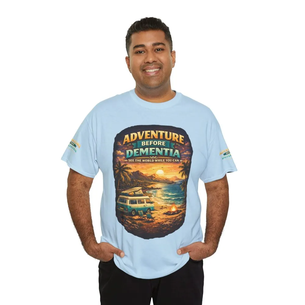 3732330491511707994_2048.jpeg Unisex Heavy Cotton Tee — "Adventure Before Dementia" Design Scenic-Line