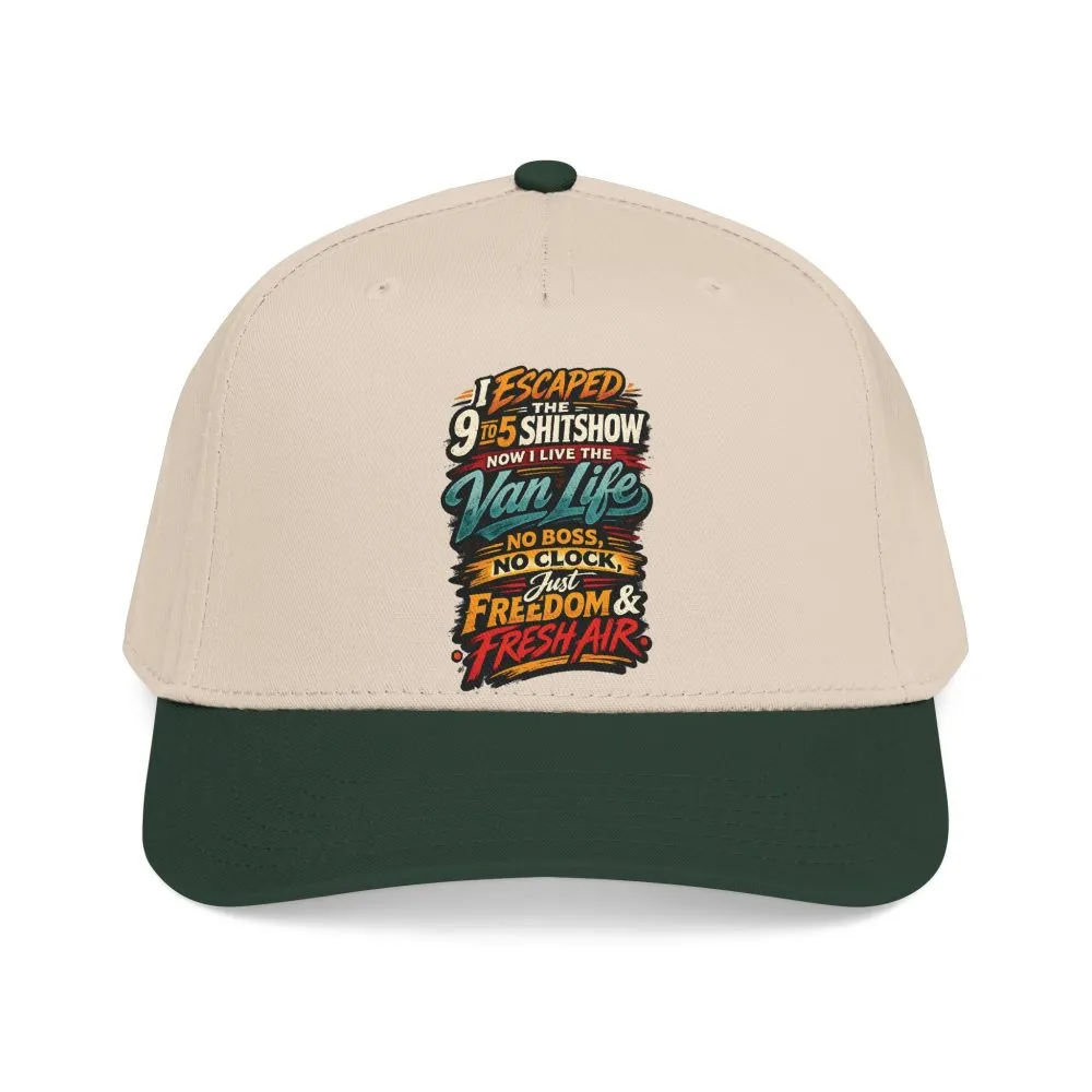3733152091275014995_2048.jpeg Baseball Cap - "I Escaped The 9 To 5" Design F**K-Line