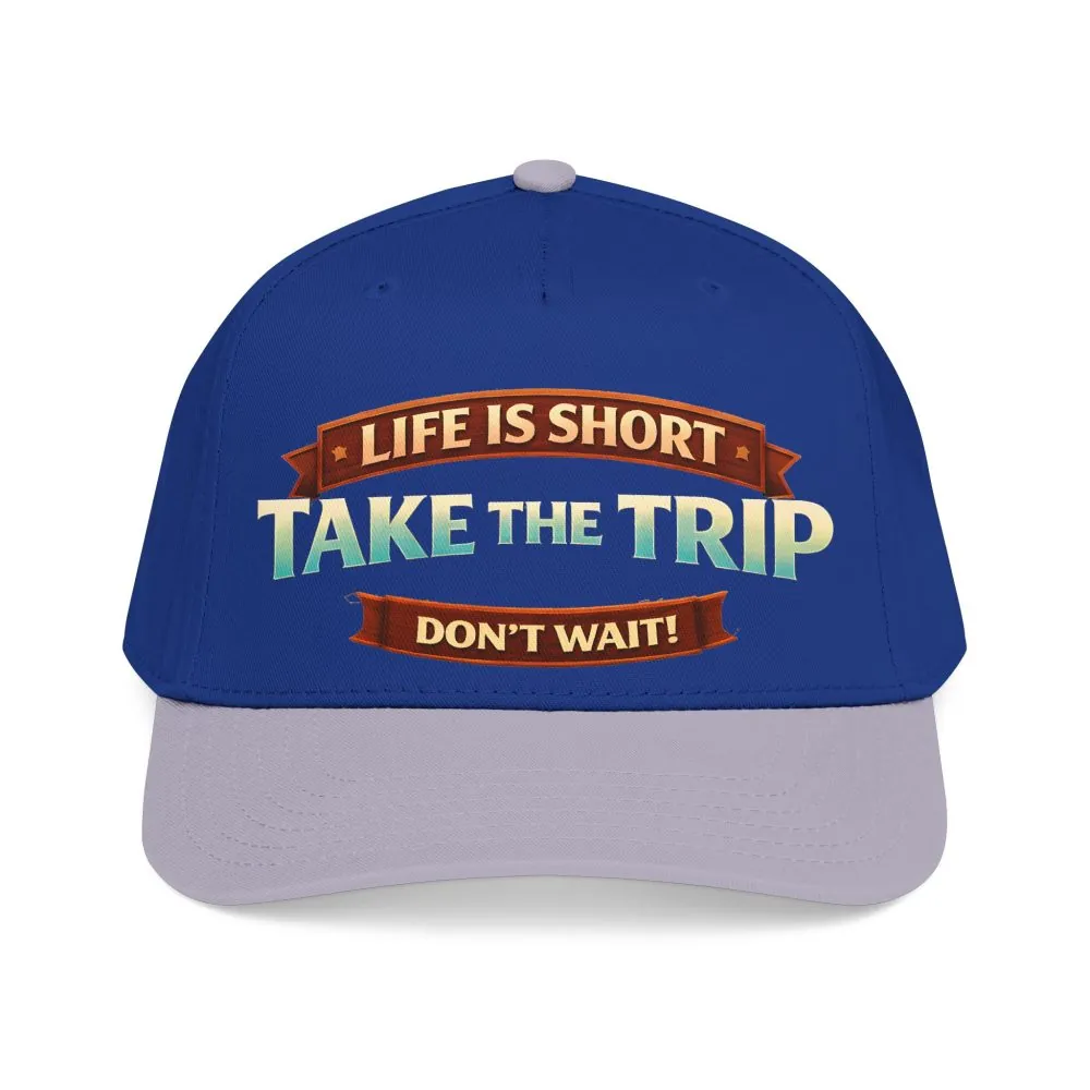 3753701274182573487_2048.jpeg Baseball Cap - "Live Is Short Take The Trip" Design Scenic-Line