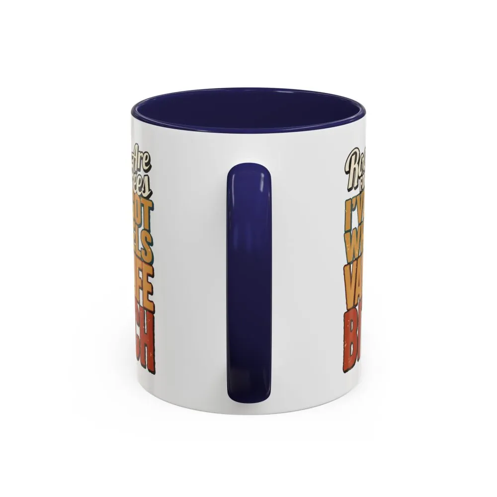 Accent Coffee Mug (11, 15oz) — "Roots Are For Trees" Design F**K-Line