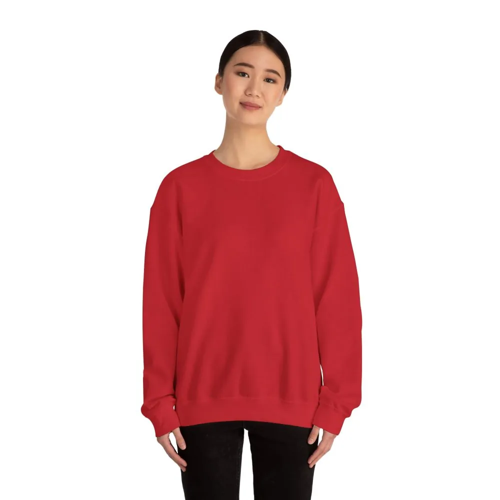 Crewneck Sweatshirt — "ROAD WHERE MADE FOR JOURNEYS-NOT DESTINATIONS" (Only Back printed) Vintage Camper Van Outdoor Graphic