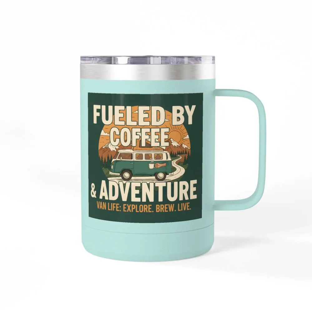 3807562135901498770_2048.jpeg Coffee Mug Tumbler, 15oz — "Fueled by Coffee & Adventure"