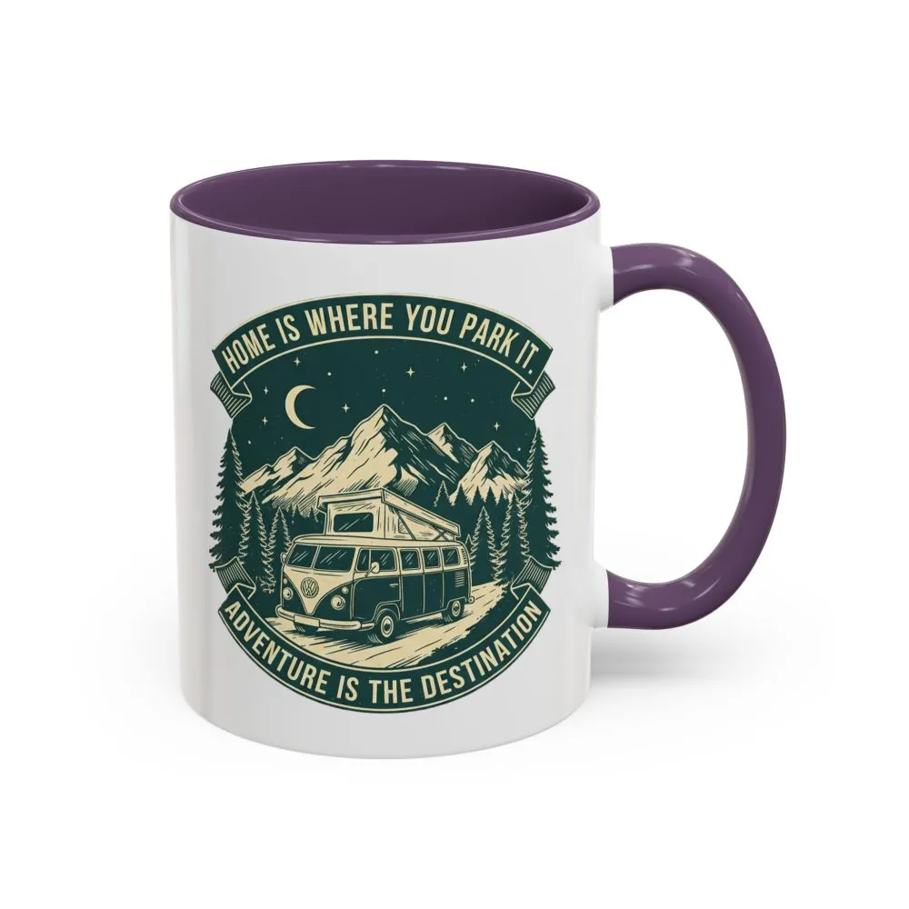 3810686073811843872_2048.jpeg Coffee Mug — "Home Is Where You Park It-Adventure is the destination" (11/15oz) (Both sides printed)
