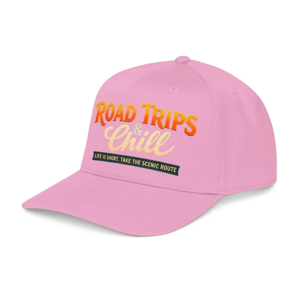 3813237870600567748_2048.jpeg Baseball Cap - "Road Trips And Chill" Design Scenic-Line