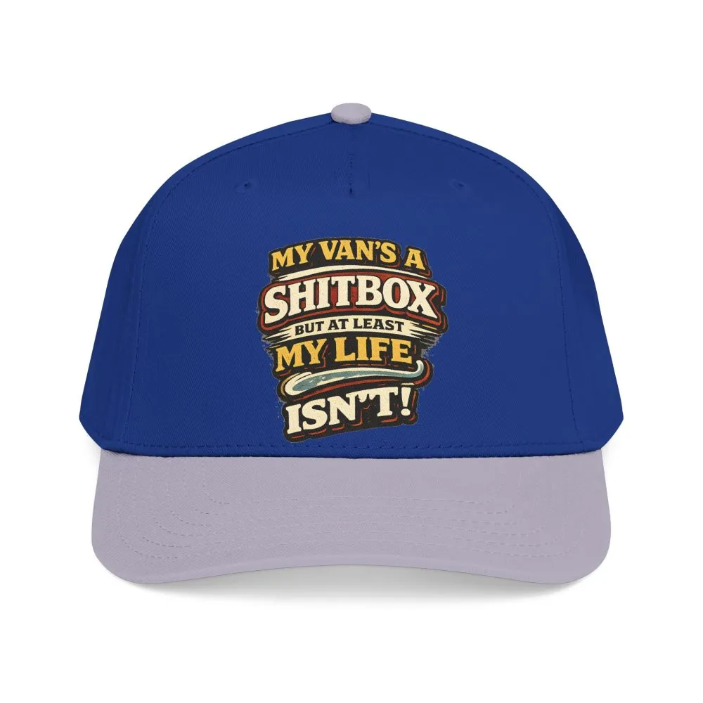 3817173226542141365_2048.jpeg Baseball Cap - "My Van`s A Shitbox" Design F**K-Line