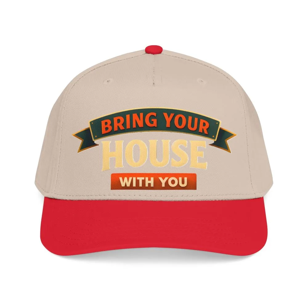 Baseball Cap - "Bring Your House With You" Design Scenic-Line