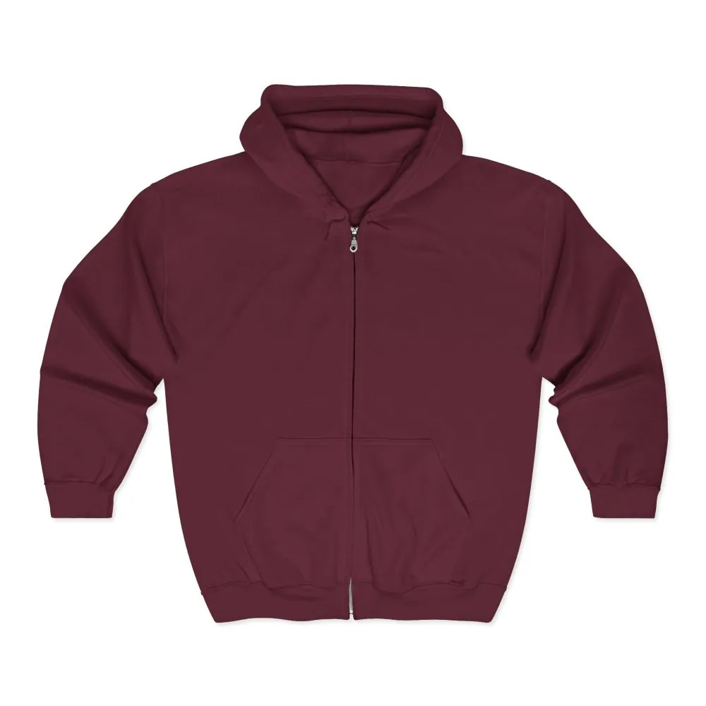 3833132332305403320_2048.jpeg Zip Hoodie — "Home Is Where You Park It-Adventure is the destination"(Only Back Printed) Camper Van Adventure Zip-Up