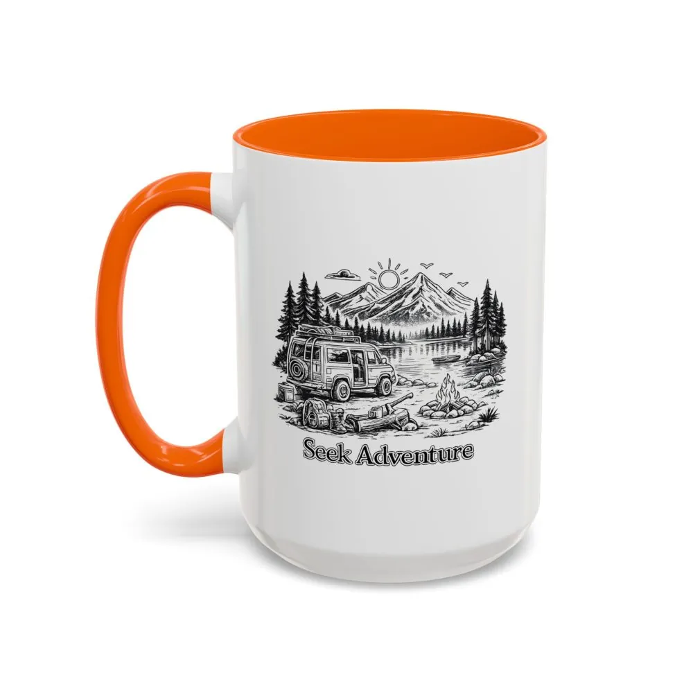 3833658039027074590_2048.jpeg Accent Coffee Mug (11, 15oz) — "Seek Adventure" Design Minimal-Line