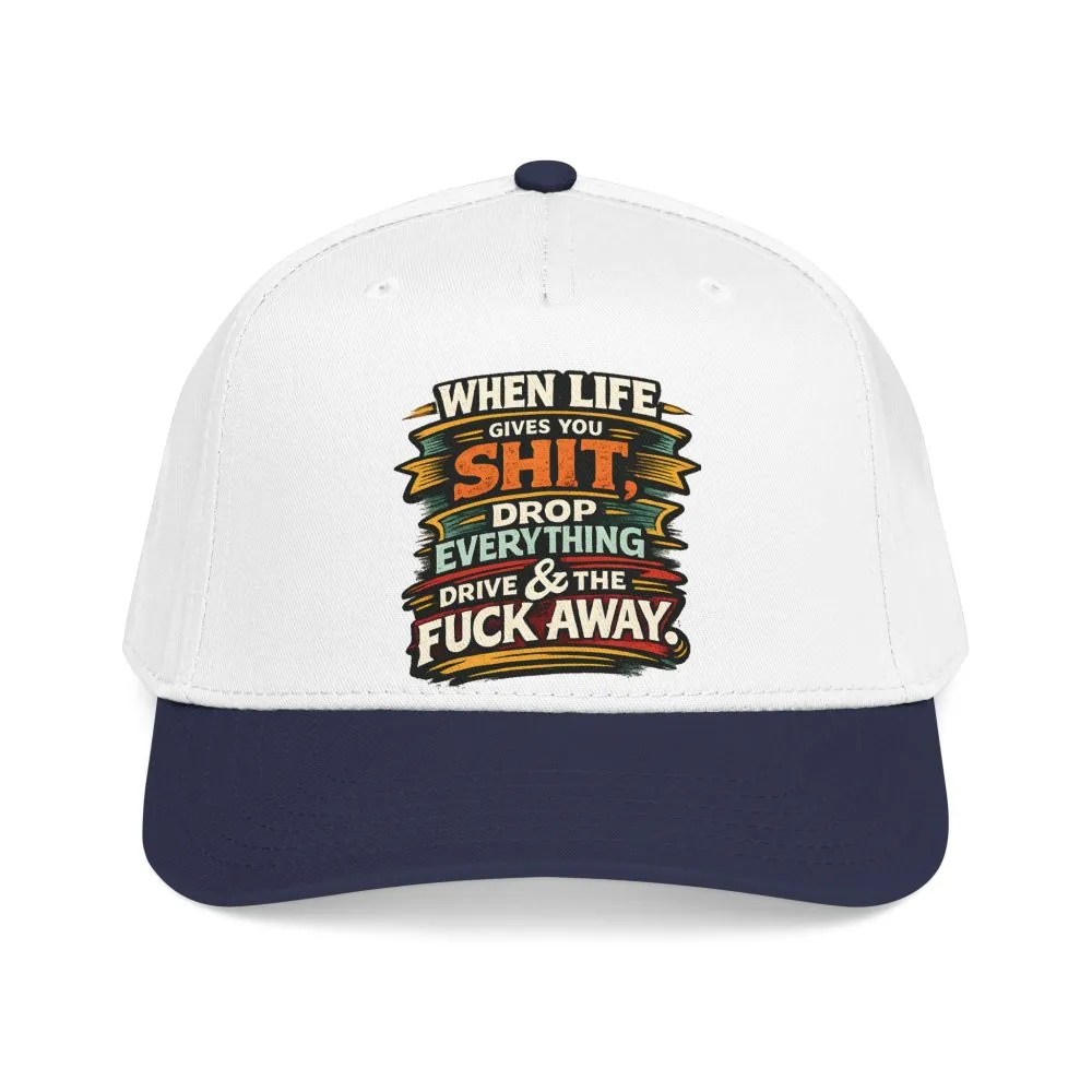3848393696315754481_2048.jpeg Baseball Cap - "When Live Gives You Shit" Design F**K-Line