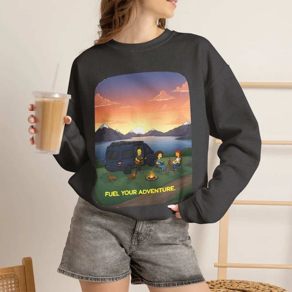 3851697431411227717_2048.jpeg Unisex Heavy Blend™ Crewneck Sweatshirt — "Fuel Your Adventure" Design Sitcom-Line
