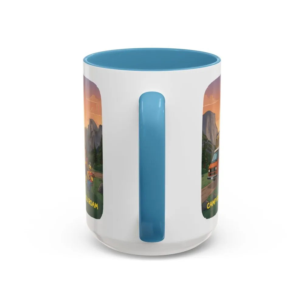 3853333718443059881_2048.jpeg Accent Coffee Mug (11, 15oz) — "Camp Where You Roam" Design Sitcom-Line