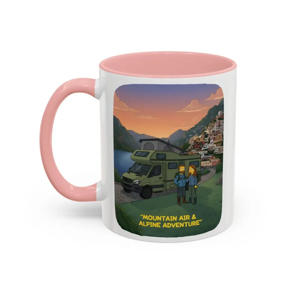 3867544409864662988_2048.jpeg Accent Coffee Mug (11, 15oz) — "Mountain Air And Alpine Adventure"" Design Sitcom-Line