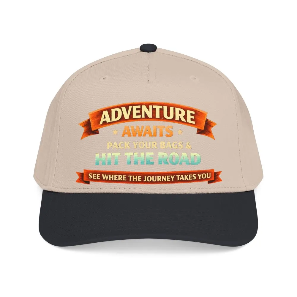 3902881248019152514_2048.jpeg Baseball Cap - "Adventure Awaits-Pack Your Bags" Design Scenic-Line