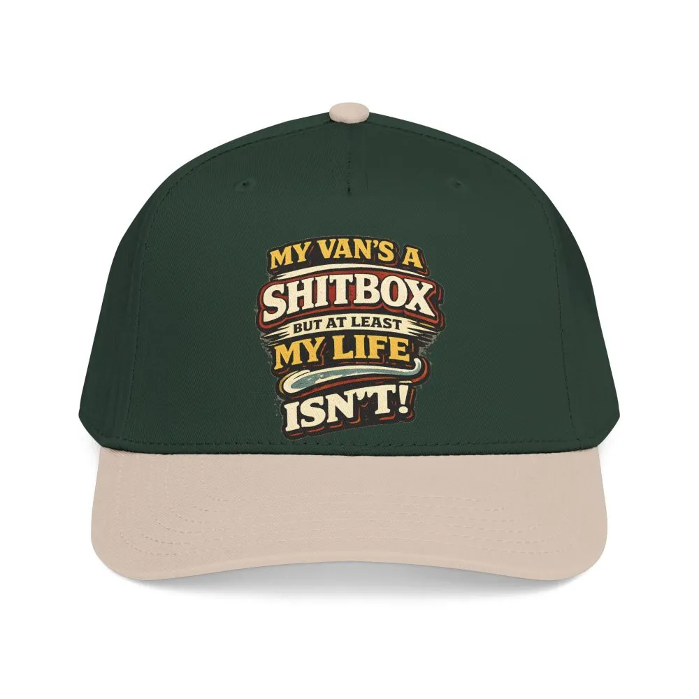3907280566180100571_2048.jpeg Baseball Cap - "My Van`s A Shitbox" Design F**K-Line