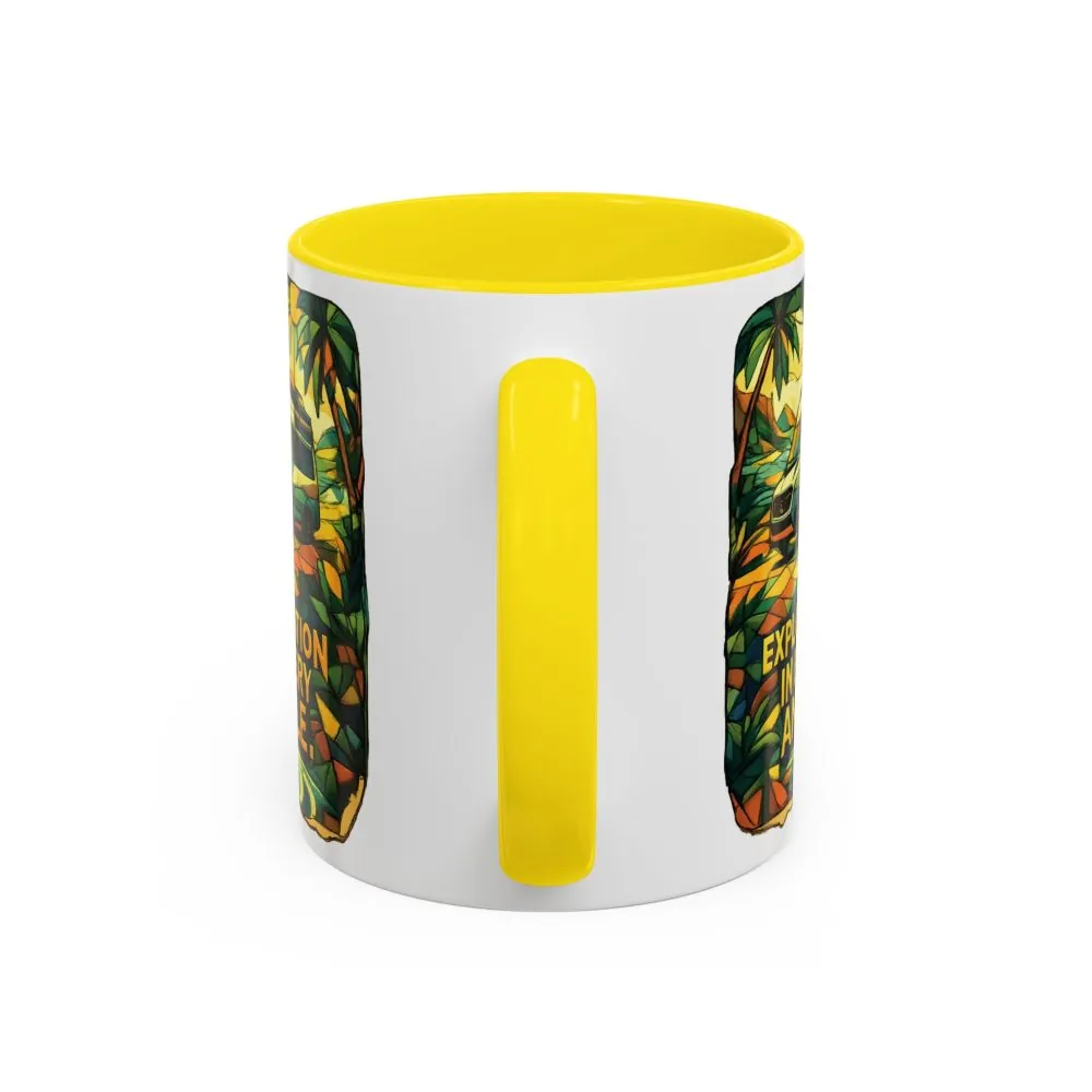 3912645588522652056_2048.jpeg Accent Coffee Mug (11, 15oz) — "Exploration In Every Angle" Design Cubic-Line