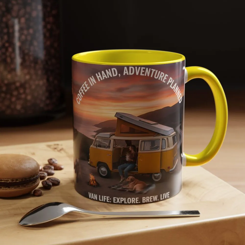 3927229838802861173_2048.jpeg Accent Coffee Mug (11, 15oz) - "Coffee in Hand, Adventure Planned"