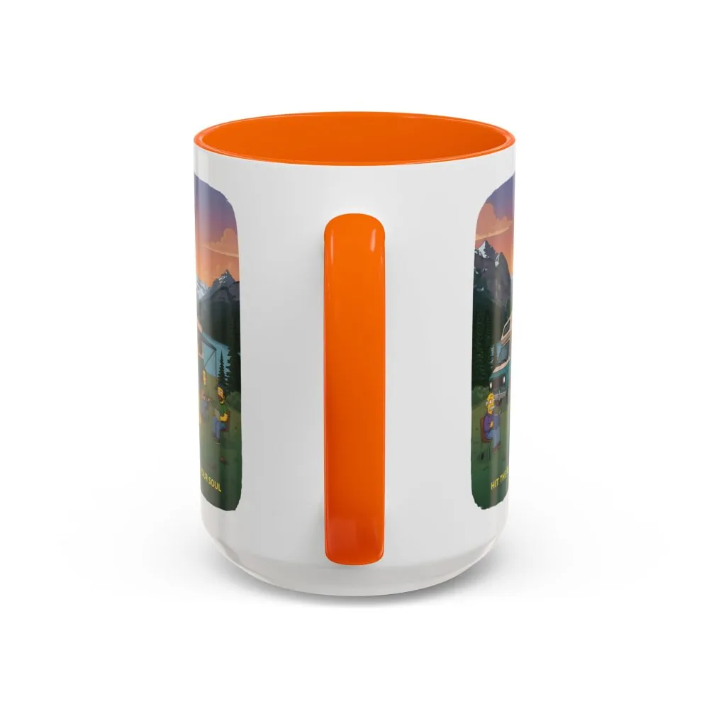 3940998169319104010_2048.jpeg Accent Coffee Mug (11, 15oz) — "Hit The Road-Find Your Soul" Design Sitcom-Line