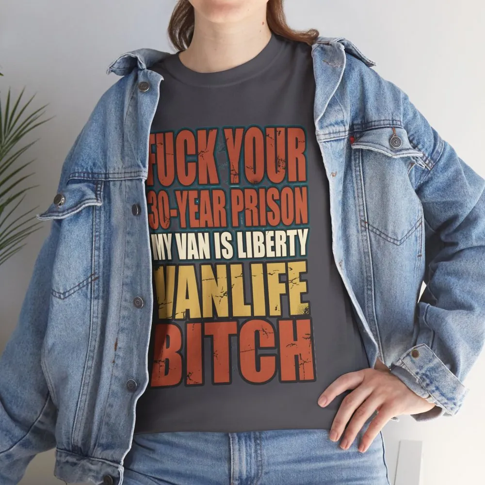 Unisex Heavy Cotton Tee — "Fuck Your 30 Year" Design F**K-Line