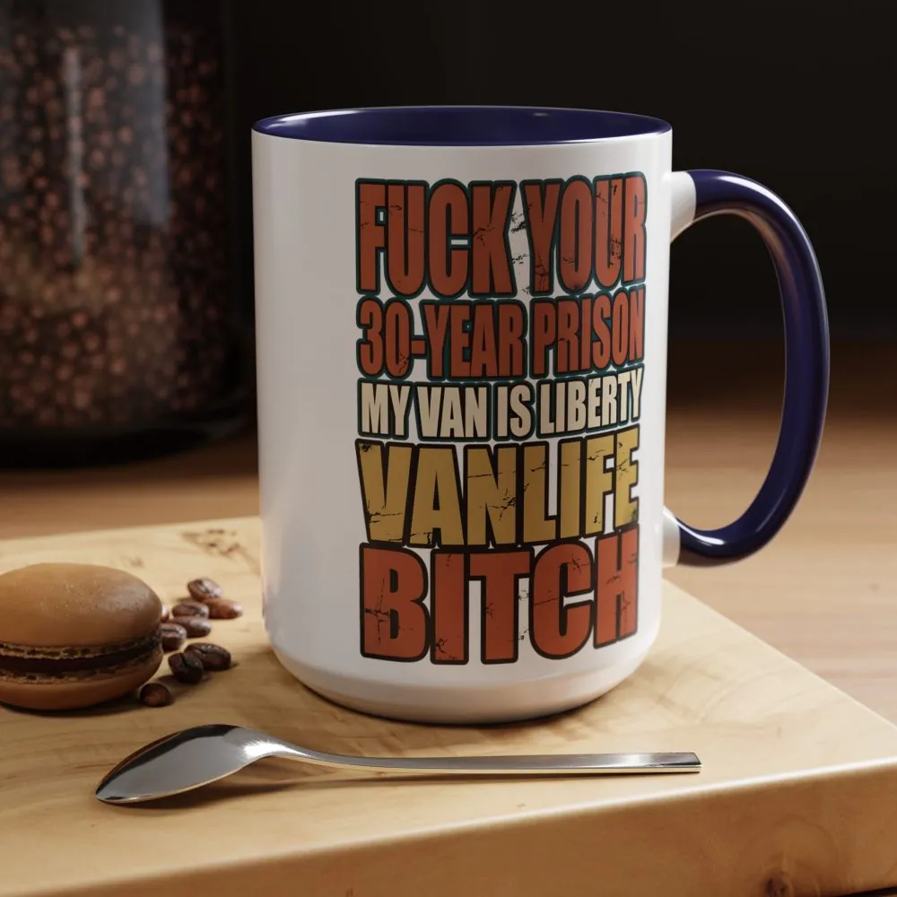 3968291827346379816_2048.jpeg Accent Coffee Mug (11, 15oz) — "Fuck Your 30 Year" Design F**K-Line