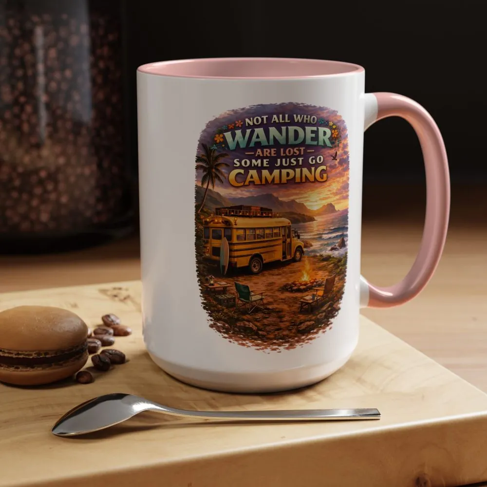 3975372705585320800_2048.jpeg Accent Coffee Mug (11, 15oz) — "Not All Who Wander Are Lost" Design Scenic-Line