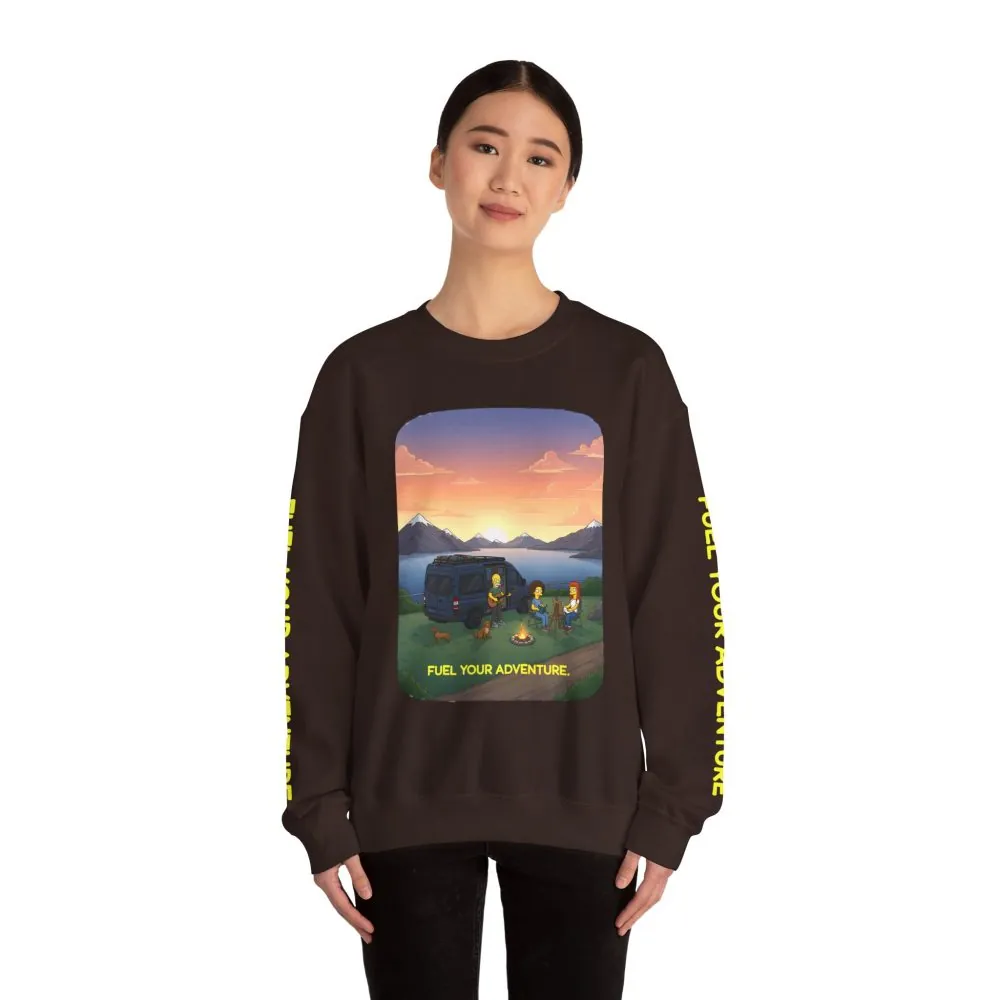 3987299907099140598_2048.jpeg Unisex Heavy Blend™ Crewneck Sweatshirt — "Fuel Your Adventure" Design Sitcom-Line