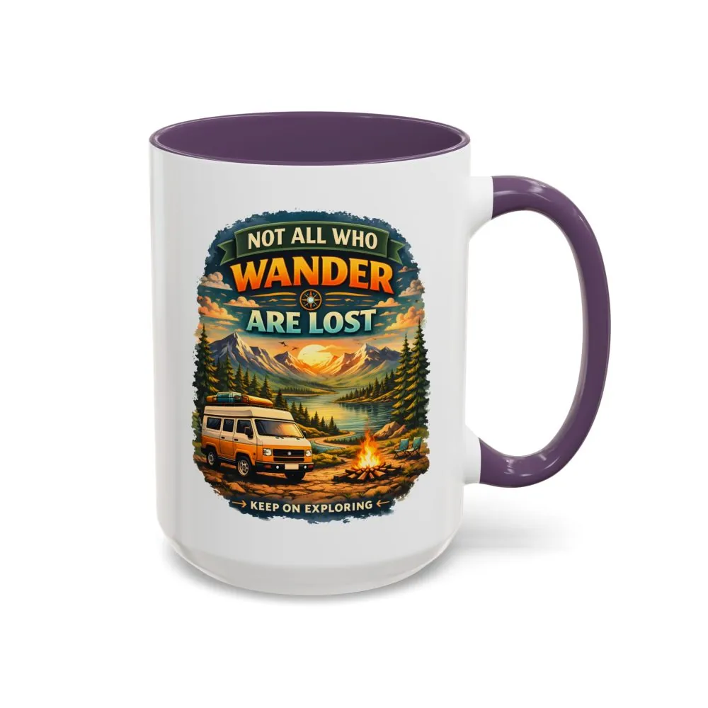 4031271707009049876_2048.jpeg Accent Coffee Mug (11, 15oz) — "Not All Who Wander Are Lost" Design Scenic-Line