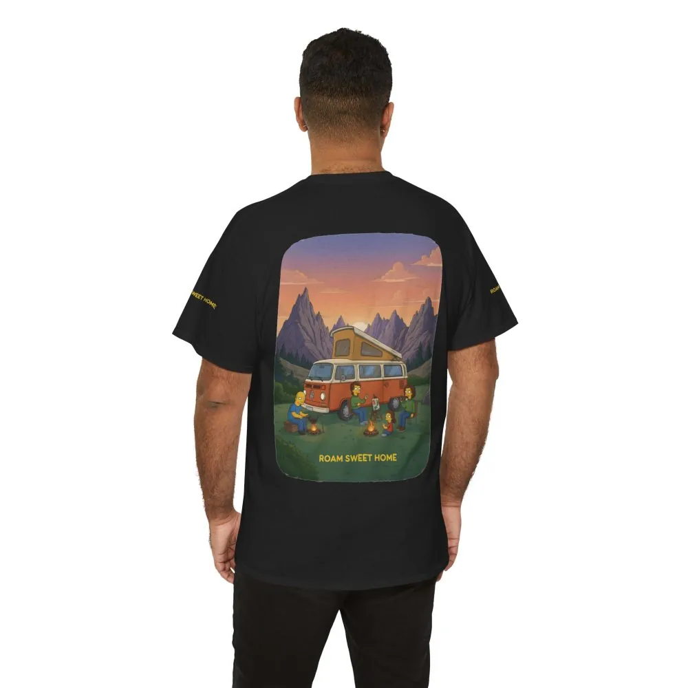 40414682398420847_2048.jpeg Unisex Heavy Cotton Tee — "Roam Sweet Home" Design Sitcom-Line