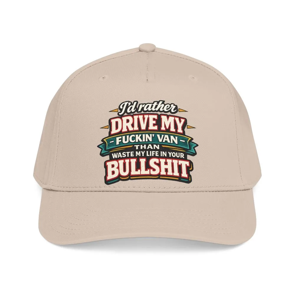 Baseball Cap - "I´d Rather Drive My Fucking Van" Design F**K-Line