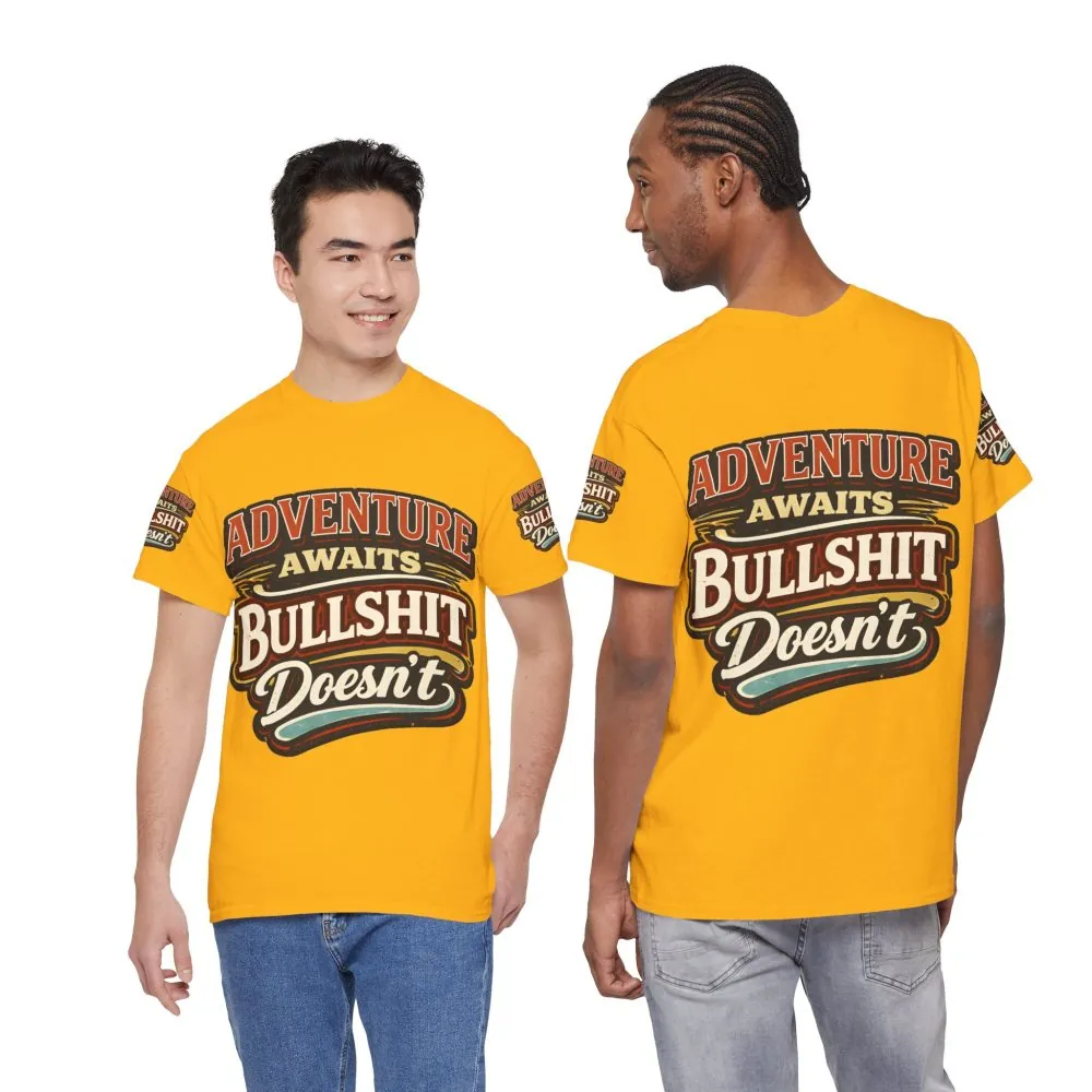 4081742090640083991_2048.jpeg Unisex Heavy Cotton Tee — "Adventure Awaits" Design F**K-Line