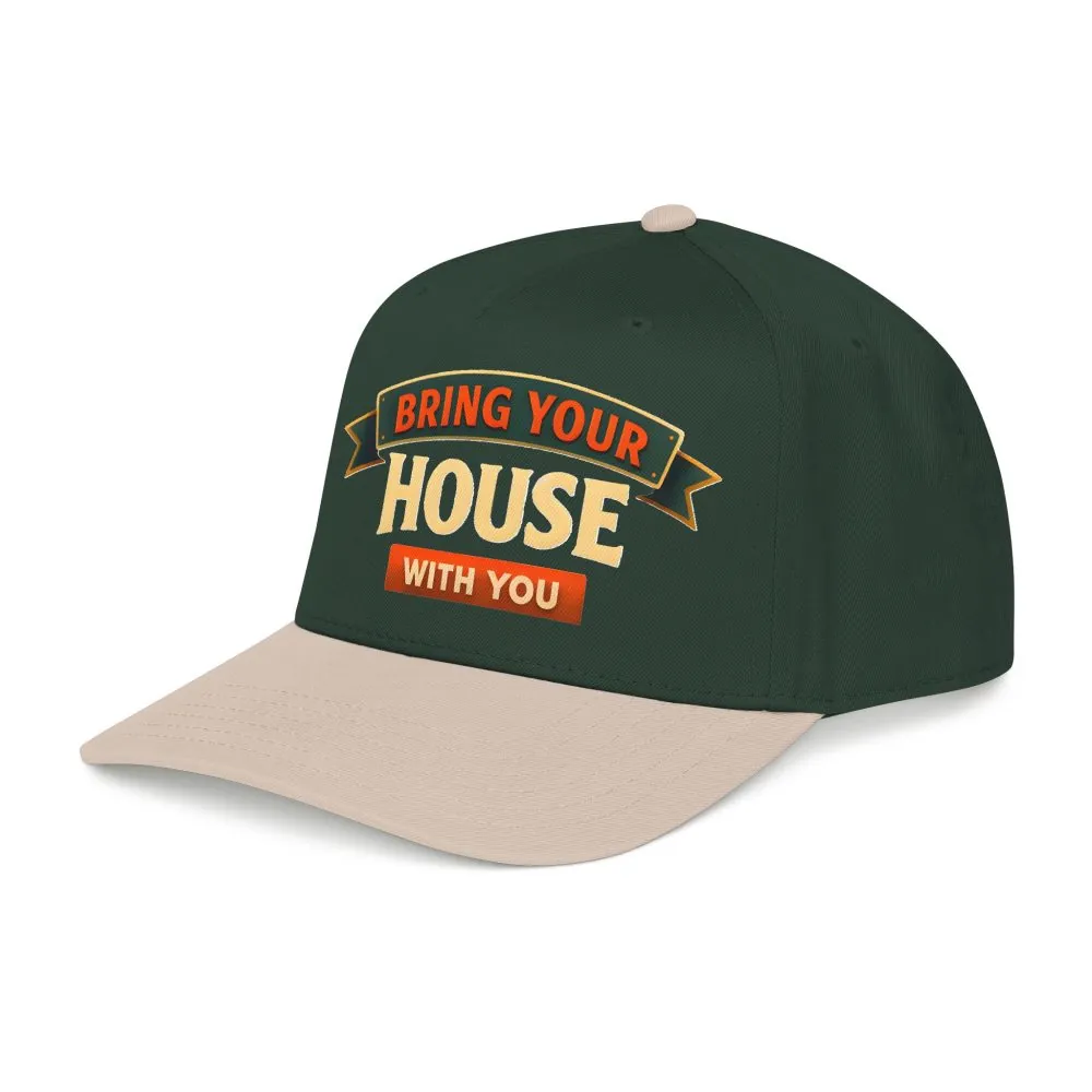 Baseball Cap - "Bring Your House With You" Design Scenic-Line