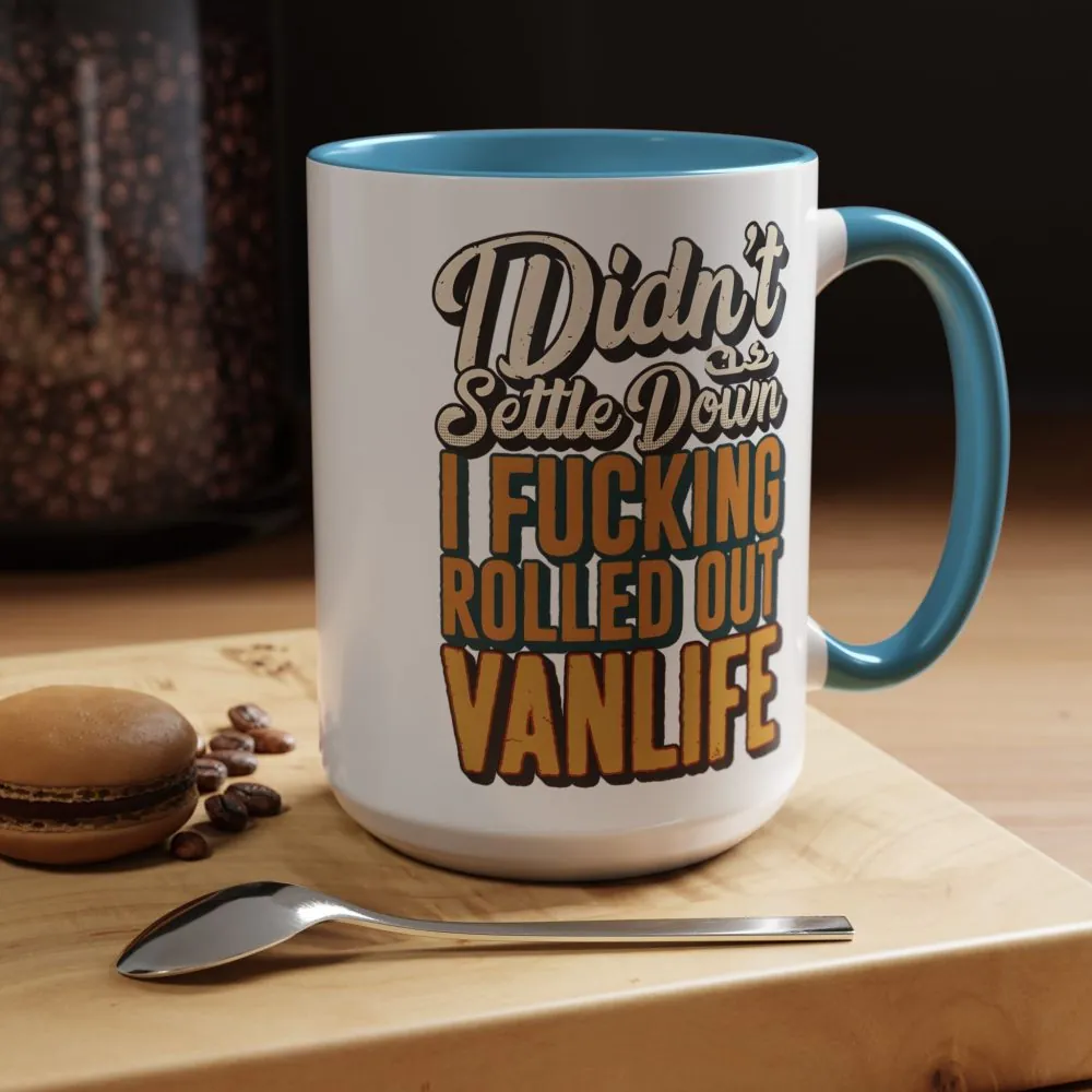 4120676826748172978_2048.jpeg Accent Coffee Mug (11, 15oz) — "Dind´t Settle Down" Design F**K-Line