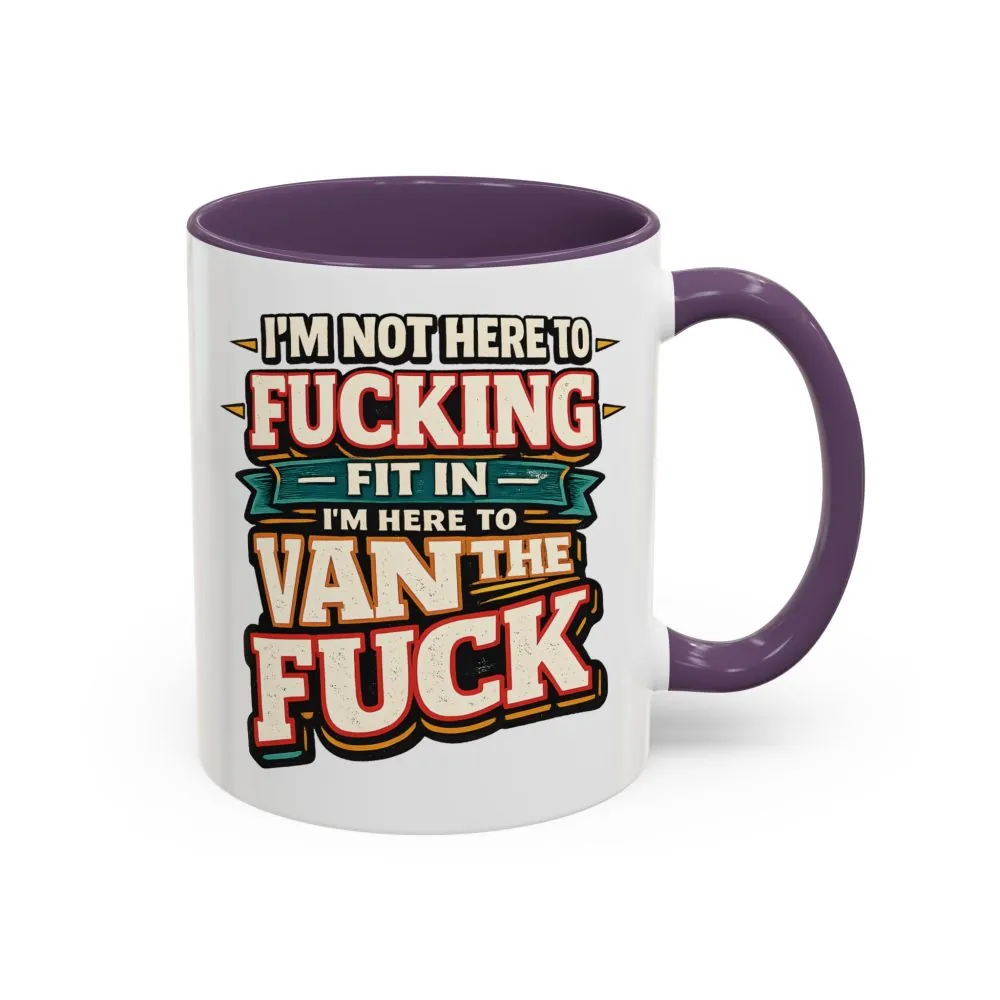 4122024947267701666_2048.jpeg Accent Coffee Mug (11, 15oz) — "I´m Not Here To Fucking Fit In" Design F**K-Line