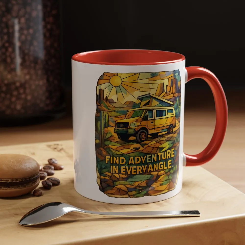 4163567300855240958_2048.jpeg Accent Coffee Mug (11, 15oz) — "Find Adventure In Every Corner" Design Cubic-Line