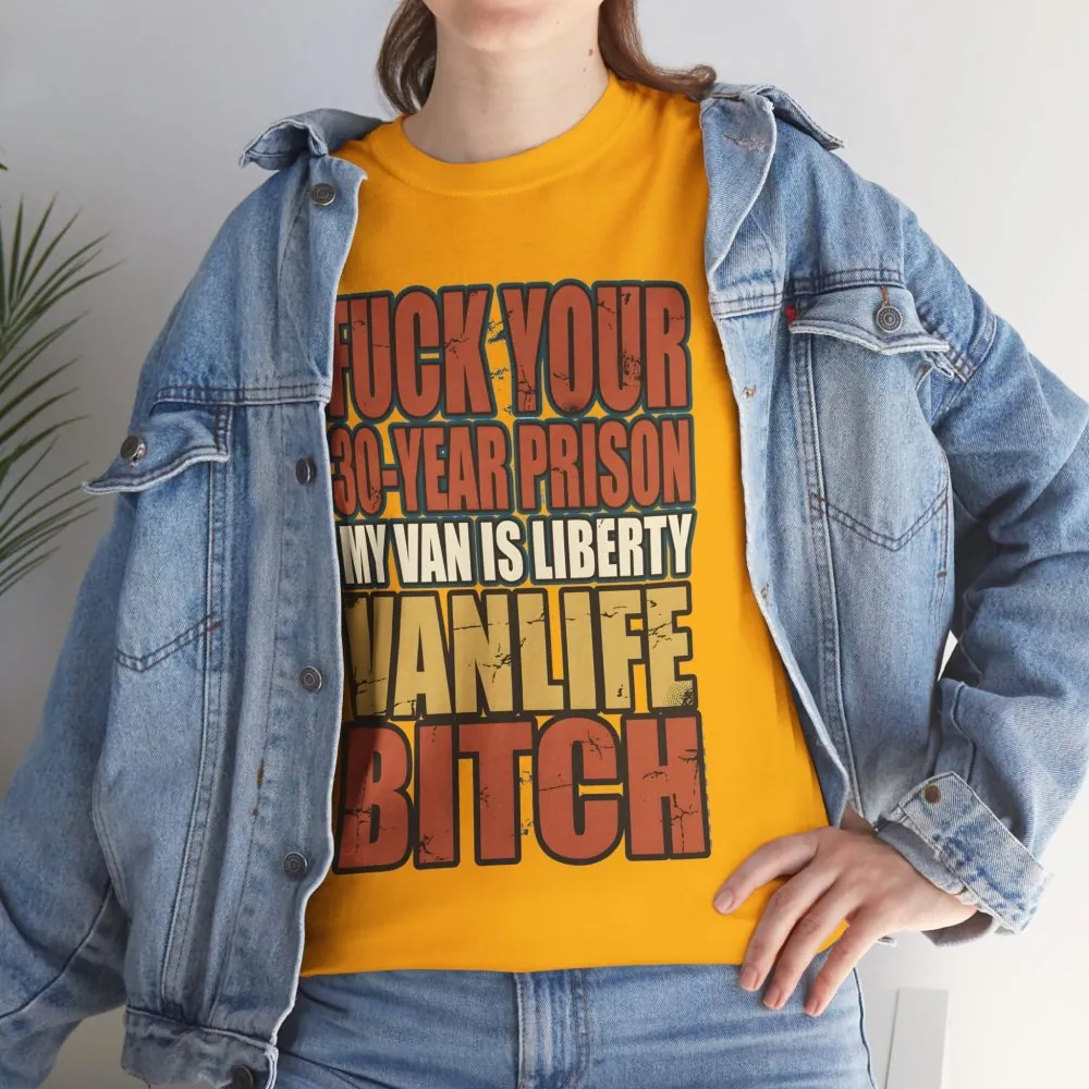 Unisex Heavy Cotton Tee — "Fuck Your 30 Year" Design F**K-Line