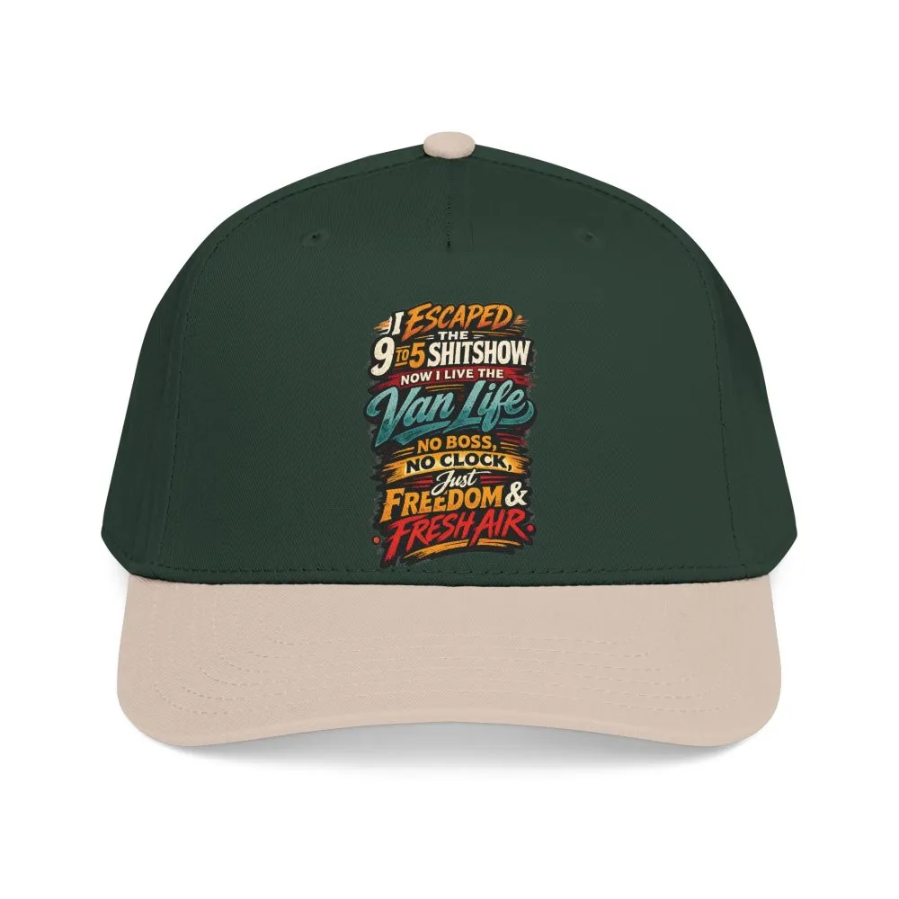 4222080264514439045_2048.jpeg Baseball Cap - "I Escaped The 9 To 5" Design F**K-Line