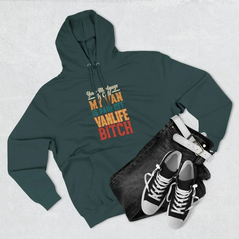 4269878484043547681_2048.jpeg Three-Panel Fleece Hoodie - "Your Mortgage Is Cute" Design F**K-Line