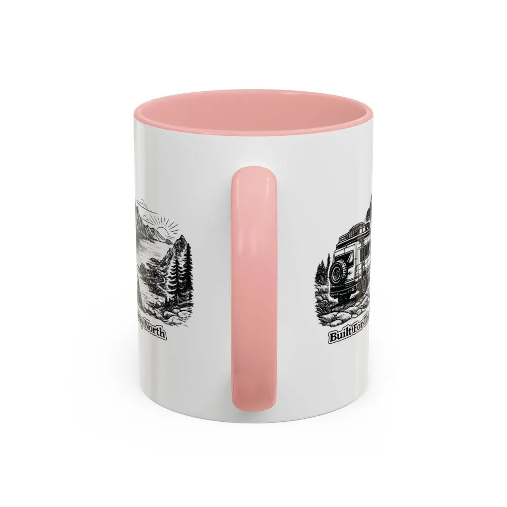 42960315436150378_2048.jpeg Accent Coffee Mug (11, 15oz) — "Built For The Long Way North" Design Minimal-Line