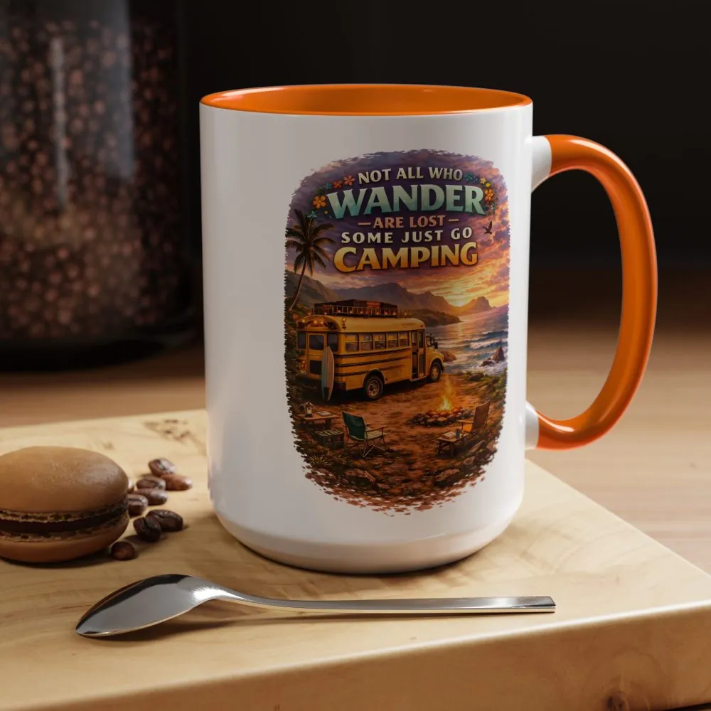 4316500681898429547_2048.jpeg Accent Coffee Mug (11, 15oz) — "Not All Who Wander Are Lost" Design Scenic-Line