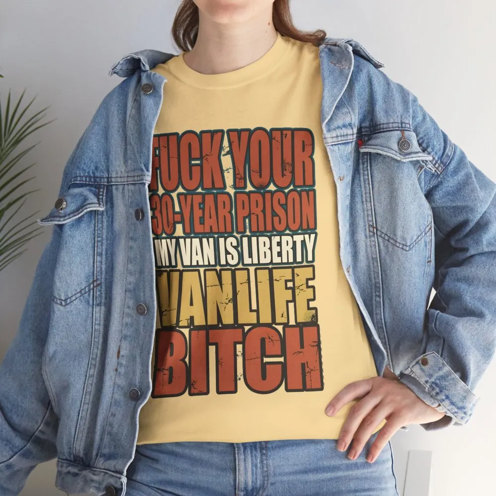 Unisex Heavy Cotton Tee — "Fuck Your 30 Year" Design F**K-Line