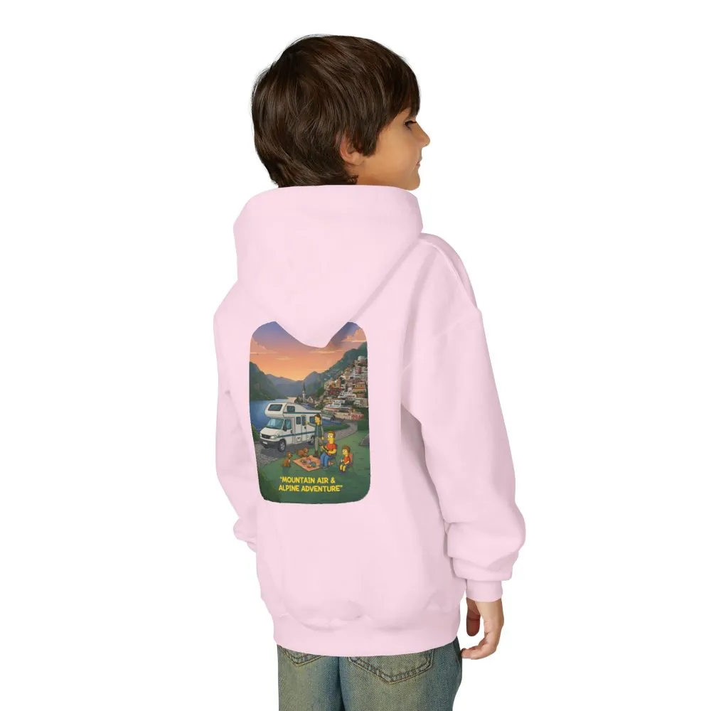 4336987055336786440_2048.jpeg Youth Hoodie(Gildan) – "Mountain Air-Alpine Adventure" (Design Sitcom-Line)