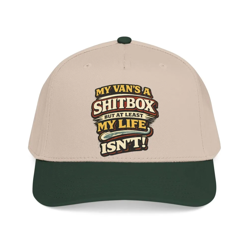 4358706319475686763_2048.jpeg Baseball Cap - "My Van`s A Shitbox" Design F**K-Line