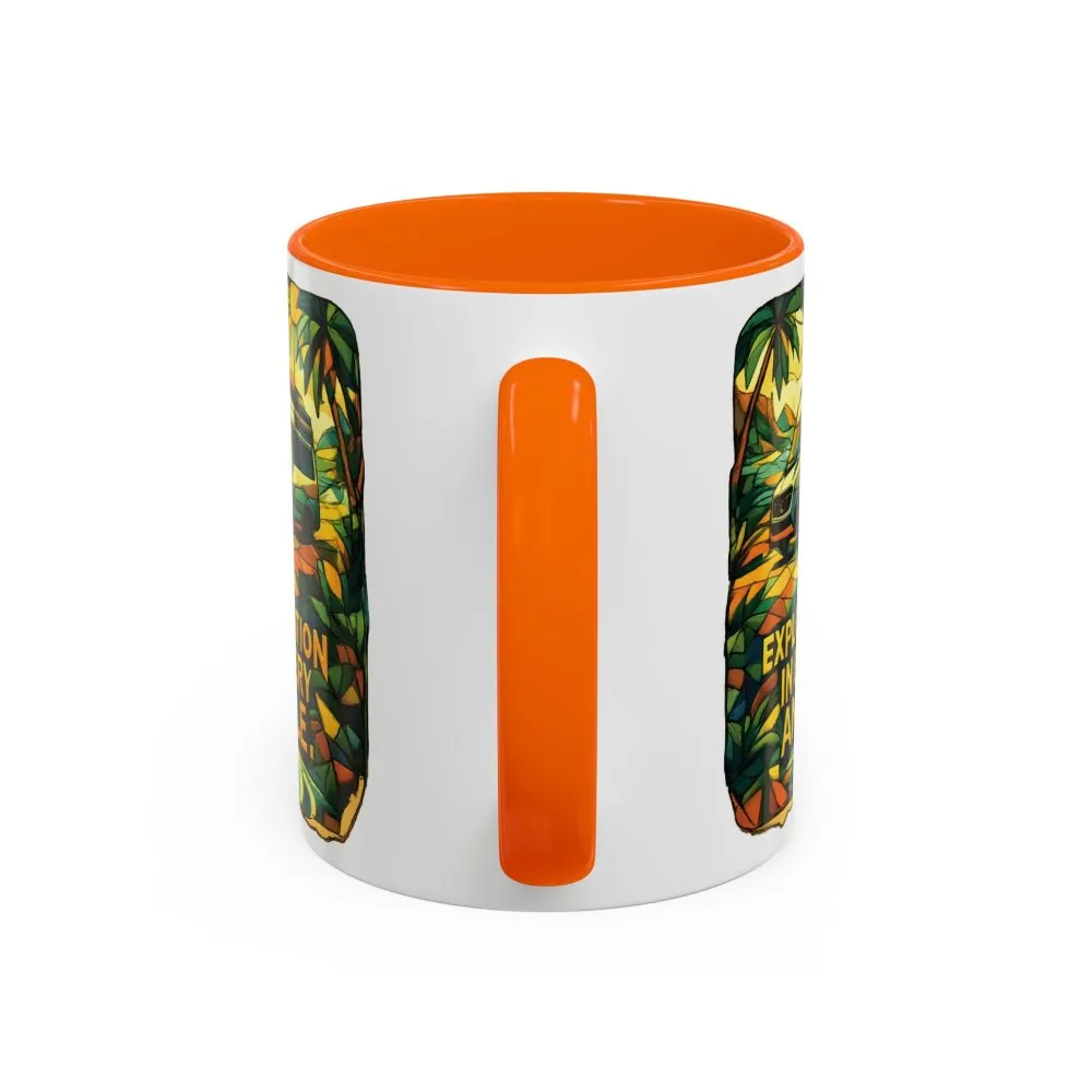 4359987560106880555_2048.jpeg Accent Coffee Mug (11, 15oz) — "Exploration In Every Angle" Design Cubic-Line