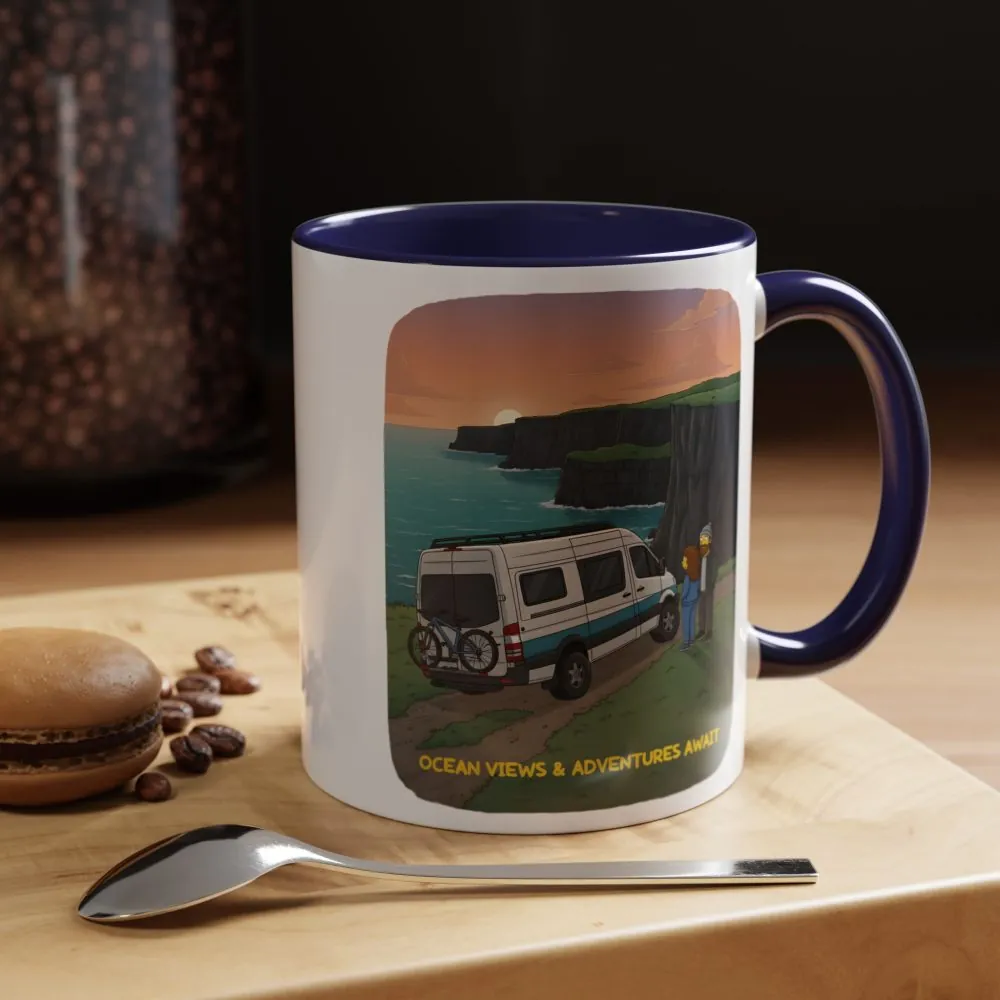 4384724976611145188_2048.jpeg Accent Coffee Mug (11, 15oz) — "Ocean Views-Adventures Awaits" Design Sitcom-Line