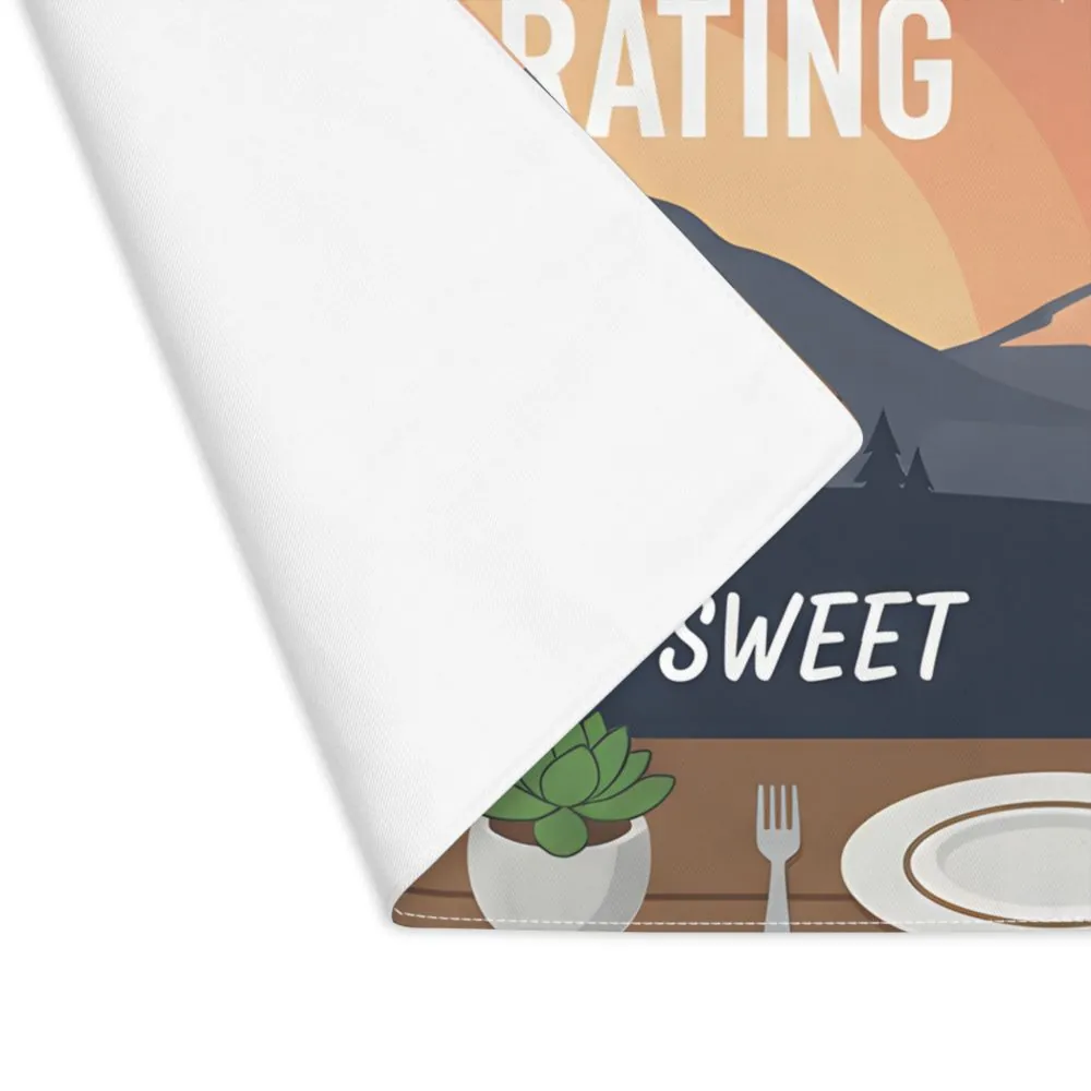 Vanlife Placemat — "Our Dining Room Has a Hundred Million Stan Star Rating" Camper Table Mat