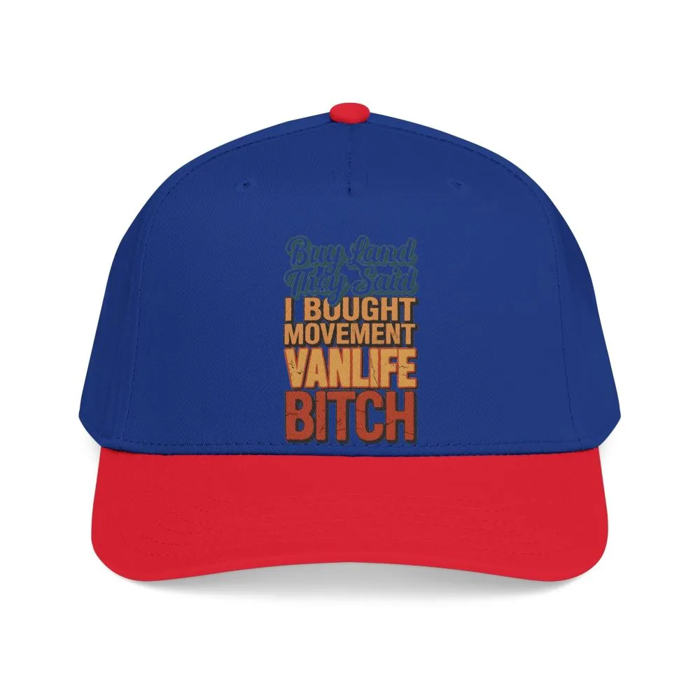 Baseball Cap - "Buy Land They Said" Design F**K-Line