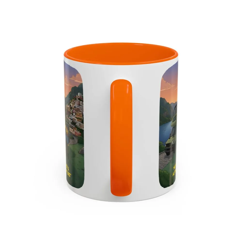 4419547890856976609_2048.jpeg Accent Coffee Mug (11, 15oz) — "Mountain Air And Alpine Adventure"" Design Sitcom-Line