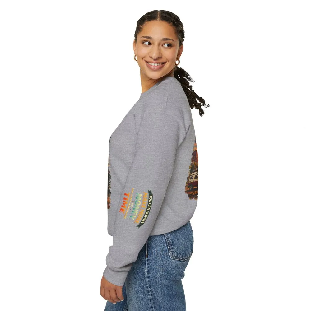 4449151527450162792_2048.jpeg Unisex Heavy Blend™ Crewneck Sweatshirt — "You Can Always Make More Money" Design Scenic-Line