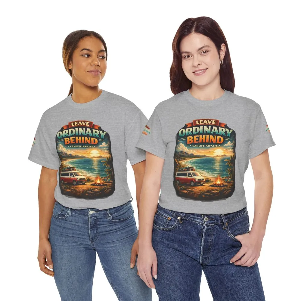 4490069976342658038_2048.jpeg Unisex Heavy Cotton Tee — "Leave Ordinary Behind" Design Scenic-Line