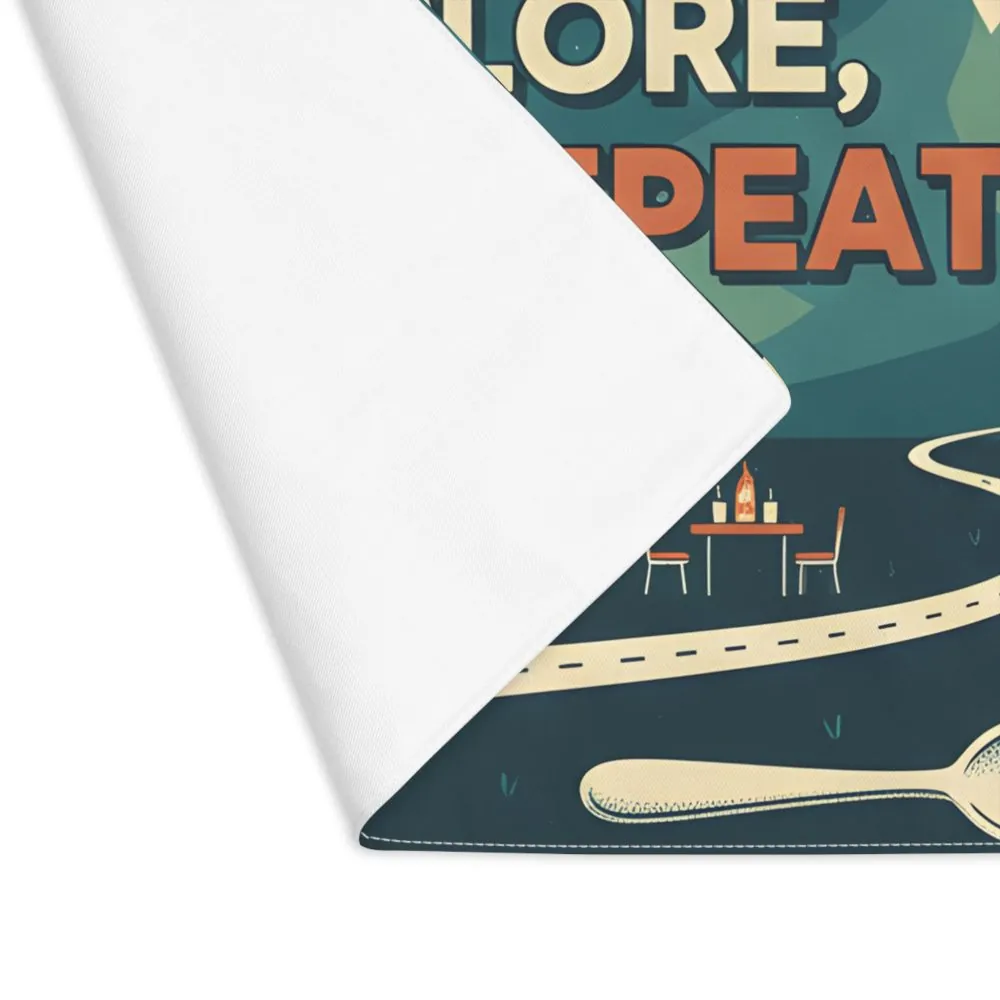 4573319992771480423_2048.jpeg Vanlife Placemat — "Gear Up, Explore, Eat, Repeat" Camper Van Table Mat