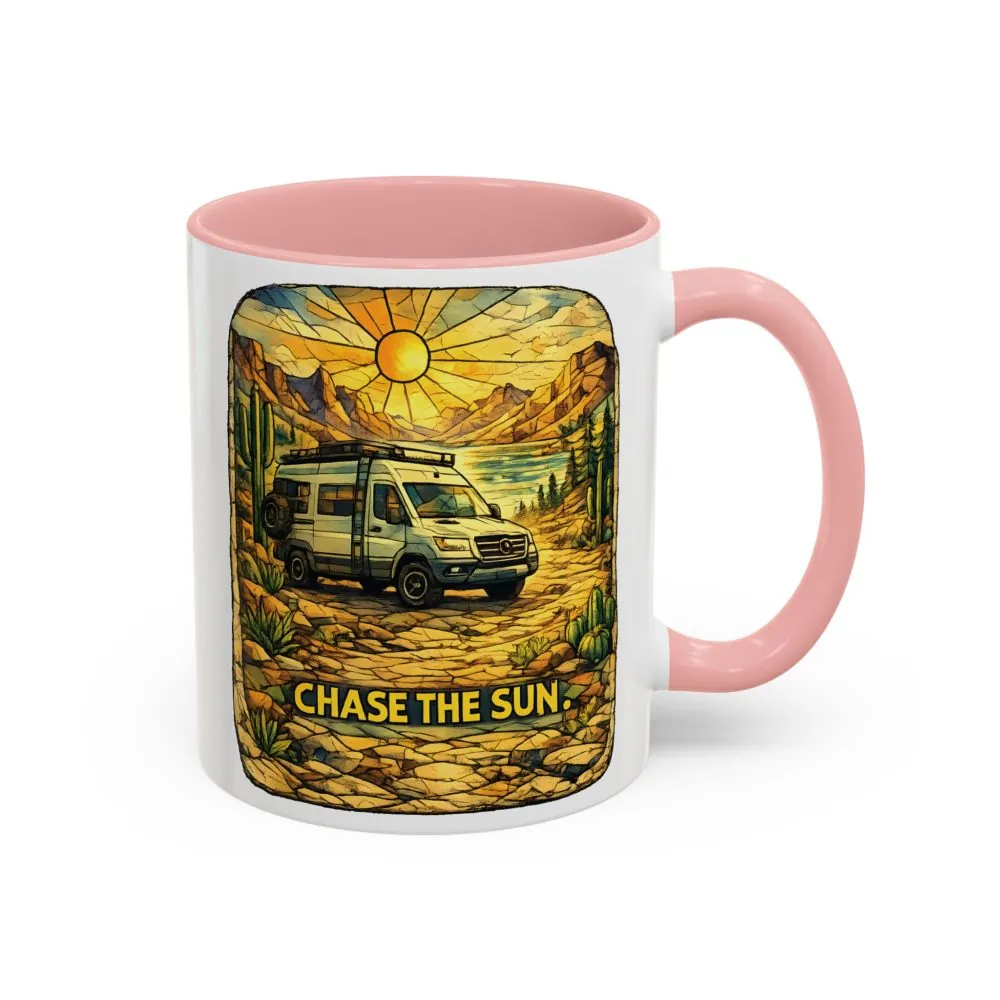 458824757534054157_2048.jpeg Accent Coffee Mug (11, 15oz) — "Chase The Sun" Design Cubic-Line